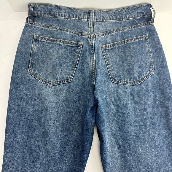 Universal Thread Women's High-Rise Boyfriend Jeans Medium Wash 4/27, Medium Blue - Picture 5 of 8